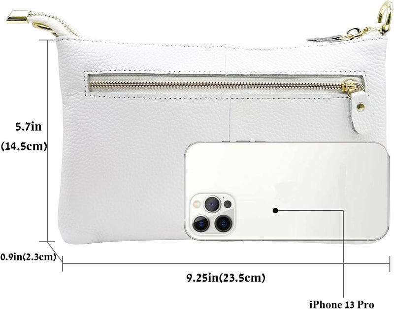 Beurlike Leather Wristlet Wallet Clutch Purses For Women Small Crossbody Phone Bags - Image 3